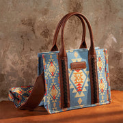 Bohemian Handbag For Women Wide Strap Multiple Use Crossbody Tote