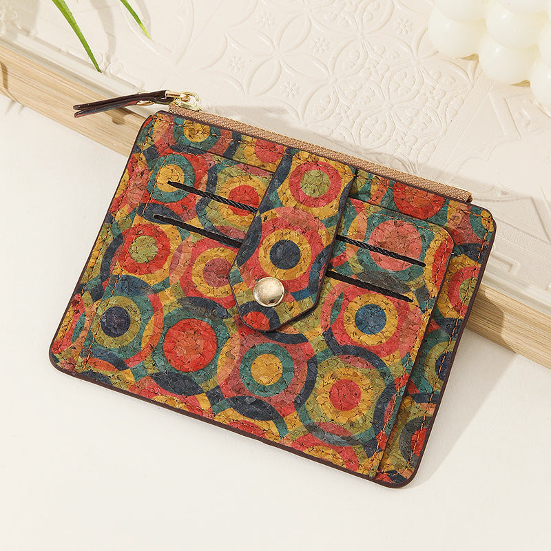 Vintage Bohemian Small Wallet Eco-Friendly Ultra Thin Card Bag