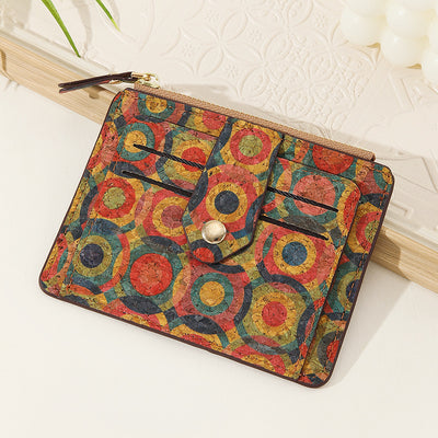 Vintage Bohemian Small Wallet Eco-Friendly Ultra Thin Card Bag