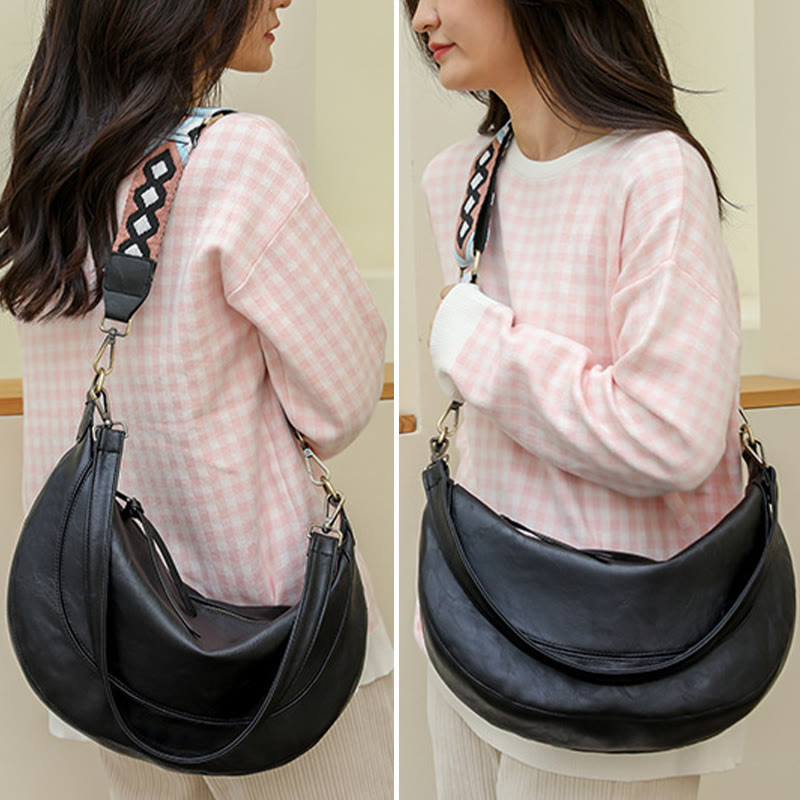 Shoulder Bag For Women Large Capacity Pu Leather Crossbody Bag