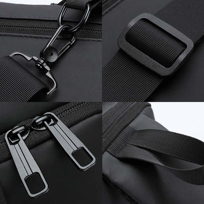 Sling Bag For Men Anti-theft Waterproof Combination Lock Crossbody Bag