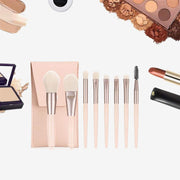 Women Mini Makeup Bag For Cosmetic Brush Leather Storage Bag