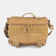 Men's Military Messenger Bag Crossbody Bag Travel Carry Bag with Multi-Slots