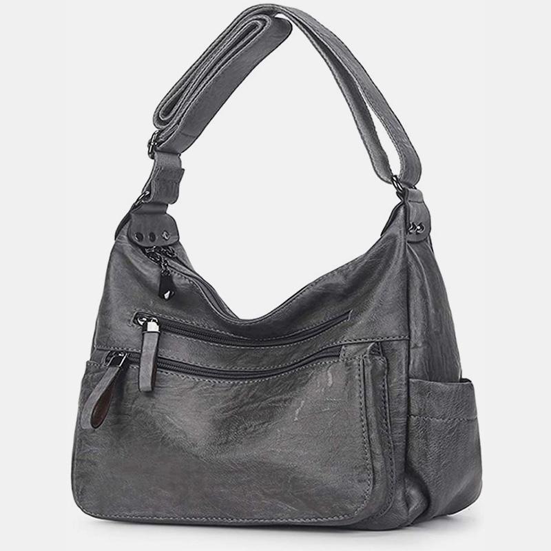 Casual Multi-Pocket Large Crossbody Bag