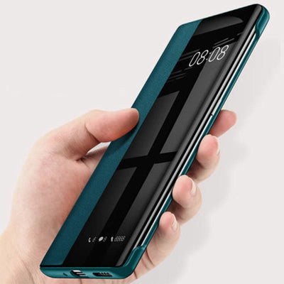 Huawei Mate Series Side Window Anti-Drop Flip Phone Case