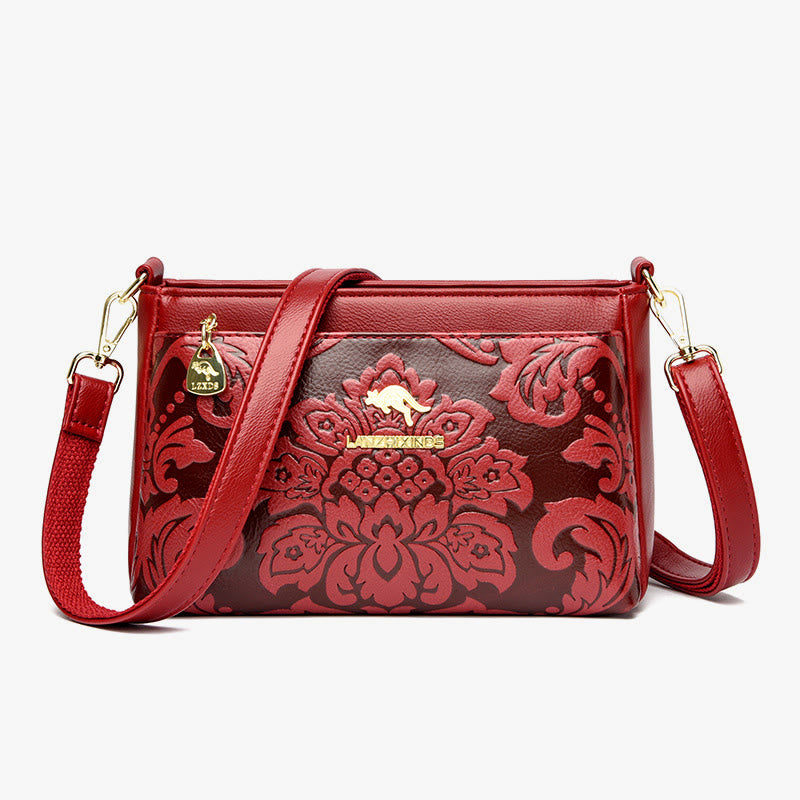 Vintage Women Floral Handbg Crossbody Purses Ladies Casual Shoulder Bags