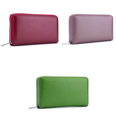 RFID Genuine Leather Card Wallet