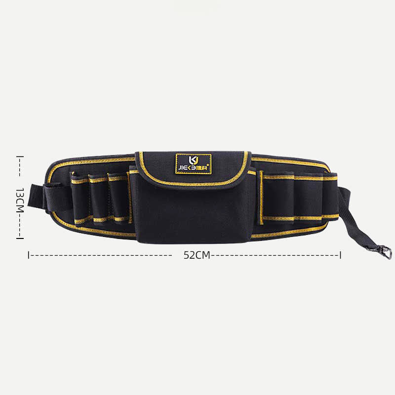 Multi-Pocket Tool Bag Oxford Tool Belt Adjustable Belt Durable Construction