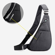 Sling Bag For Men Waterproof Nylon Travel Portable Crossbody Backpack