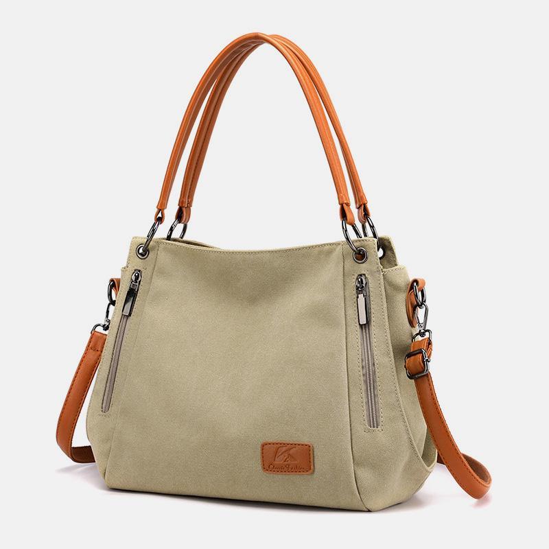 Large Capacity Casual Canvas Crossbody Bag