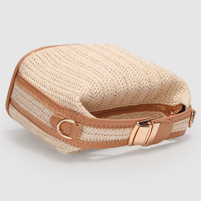 Crossbody Bag For Women Summer Beach Straw Shoulder Purse