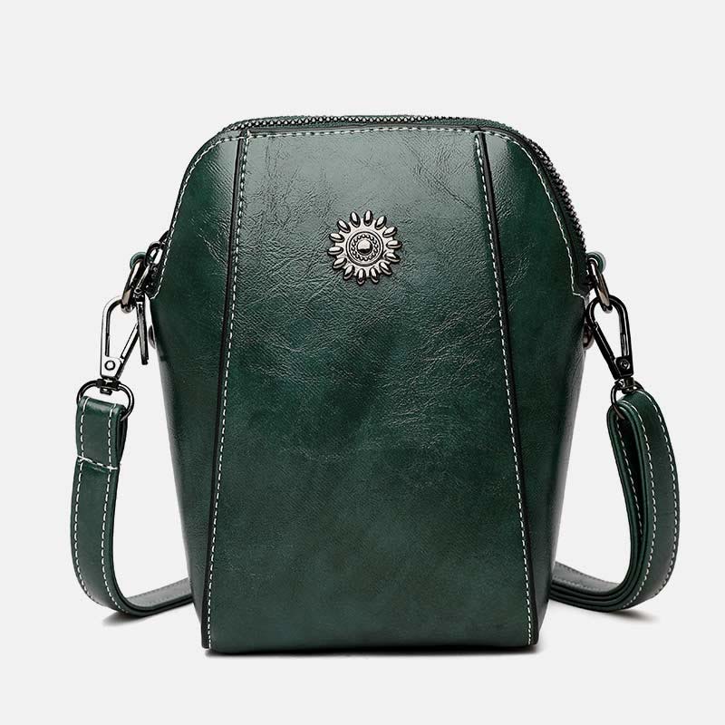 Soft Leather Phone Bag For Lady Crossbody Mini Bag