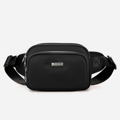 Minimalist Triple Compartment Waist Bag For Women Portable Crossbody Bag