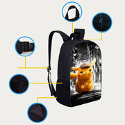 Backpack For Halloween Party Funny Pumpkin Daily Travel Schoolbag