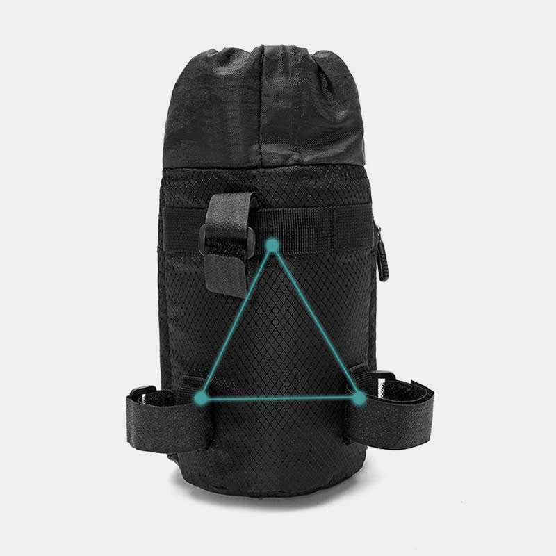 Bicycle Insulated Water Bottle Holder Bag Carrier with Shoulder Strap