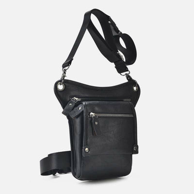 Durable Leg Bag For Men Business Multifunctional Gentle Crossbody Bag