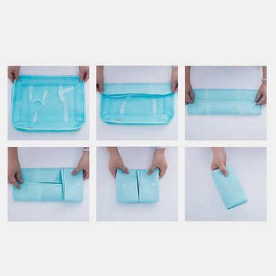 Storage Bag For Travel Clothes Folding Bundle Pocket Wash Bag