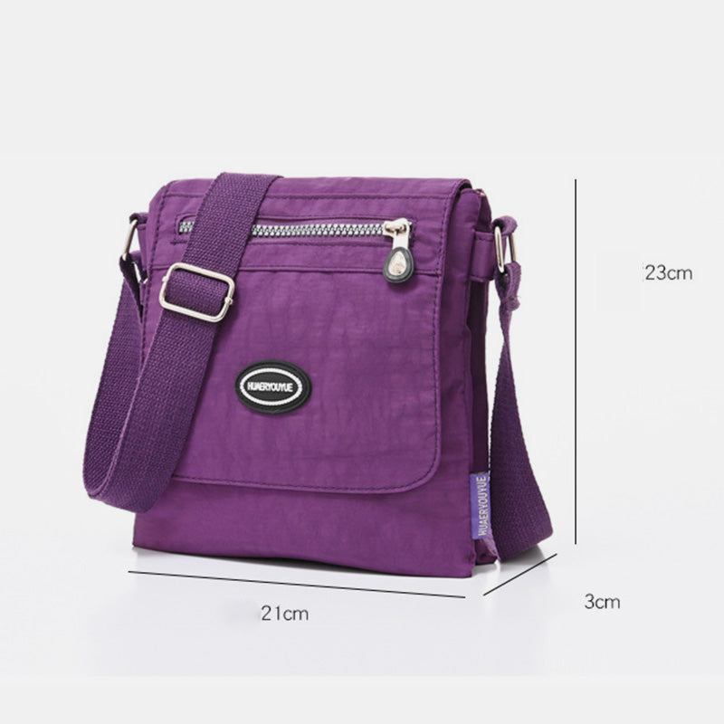 Large Capacity Waterproof Nylon Crossbody Bag