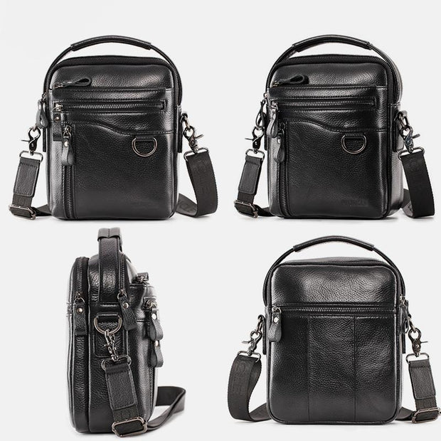 Multifunctional Genuine Leather Handbag Crossbody Bag