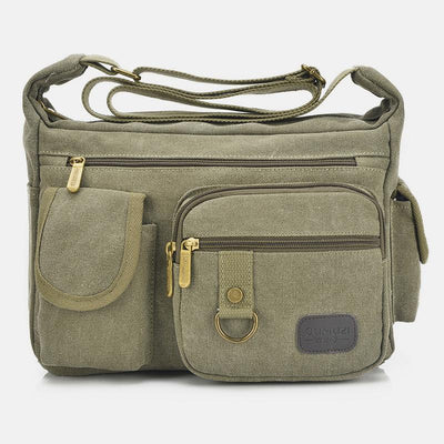 Wear-Resistant Large Capacity Vintage Crossbody Bag