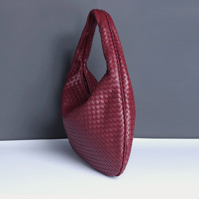 Crescent Underarm Bag For Women Woven Minimalist Shoulder Bag