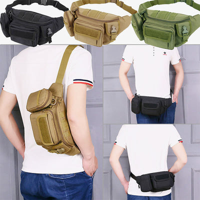 Camouflage Tactical Crossbody Bag Wear Resistant Hip Belt Waist Pack