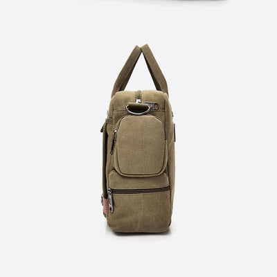 Messenger Bag for Men Casual Canvas Multi-Pocket crossbody bag