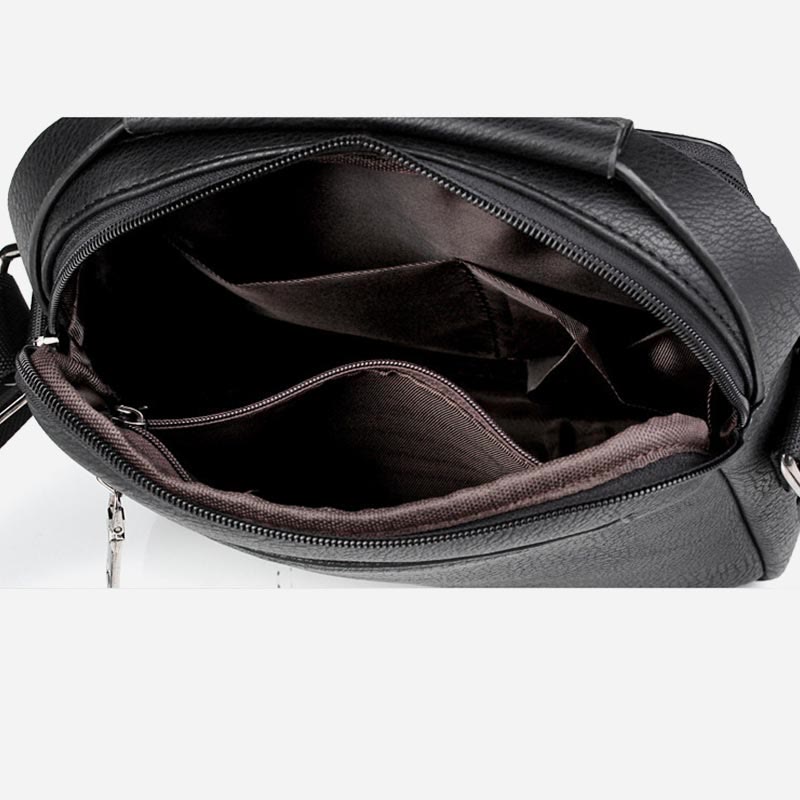 Limited Stock: Messenger Bag for Men Casual PU Leather Crossbody Shoulder Bag