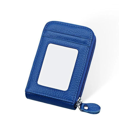 Large Capacity RFID Folding Wallet Card Holder