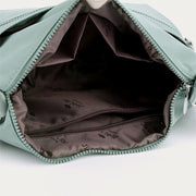 Solid Crossbody Bag For School Travel Simple Nylon Bag Purse