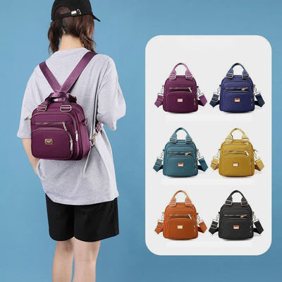 Crossbody Bag for Women Waterproof Multi-Pocket Convertible Handbag Backpack