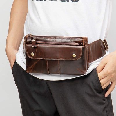 Retro Large Capacity Trendy Waist Bag