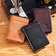 RFID Blocking Multi-slot Wallet With Coin Pocket