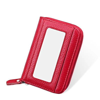 Large Capacity RFID Folding Wallet Card Holder