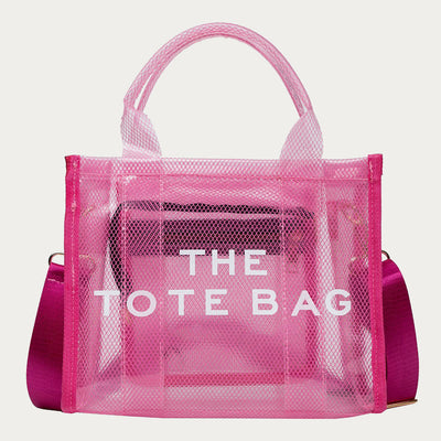 Tote For Women Clear PVC Large Capacity Crossbody Bag