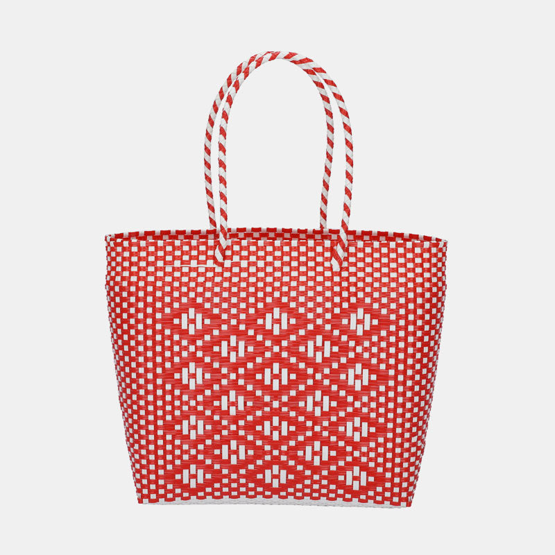 Large Capacity Woven Handbag Handmade Weaving Tote Bag for Beach Shopping