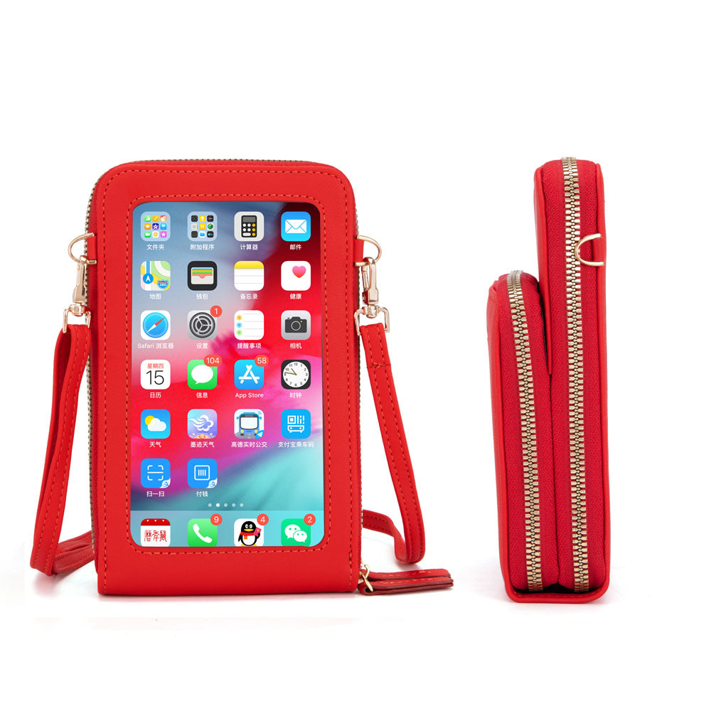 Large Capacity Phone Purse With Clear Window