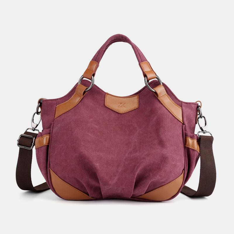 Large Capacity Vintage Shoulder Crossbody Bag