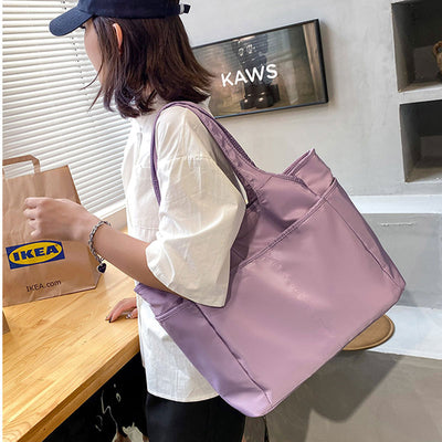 Large Capacity Tote Handbag for Women Multi-Pocket Casual Sport Shoulder Bag