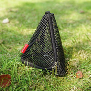 Storage Bag For Outdoor Camping Triangle Folding Net Storage Basket