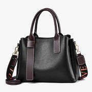 Top-Handle Bag For Women Wide Strap Casual Shopping Crossbody Bag