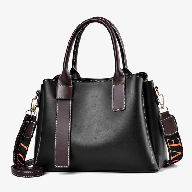 Women Handbag Top-Handle Satchel Fashion Tote with 2 Shoulder Strap
