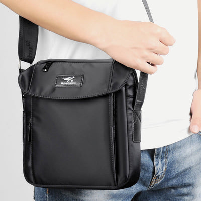 Messenger Bag For Men Oxford Cloth Navy Blue Casual Crossbody Bag