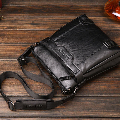 Waterproof Business Independent Double-layer Messenger Bag