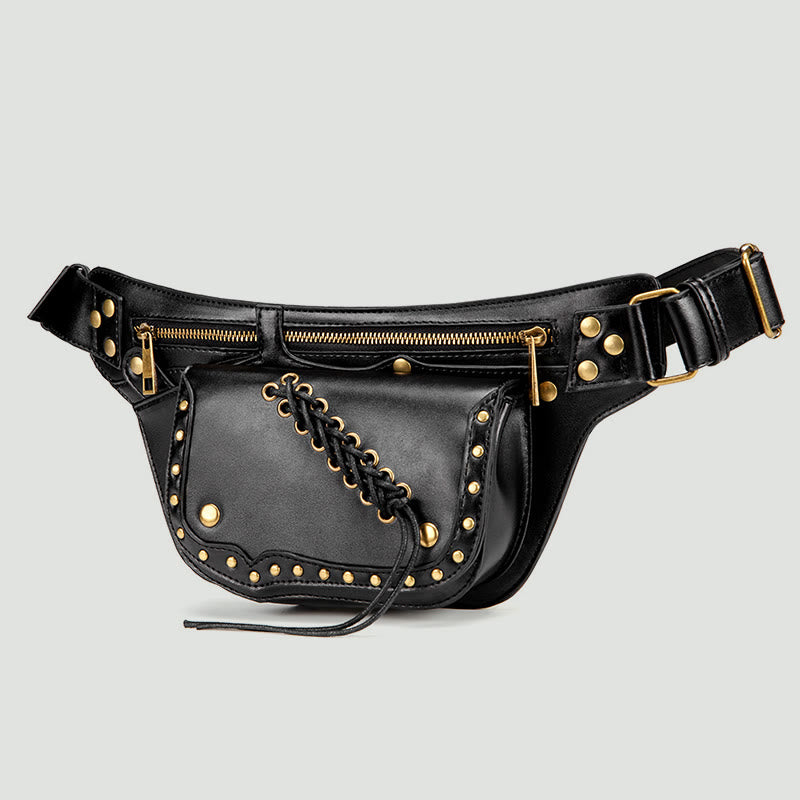 Waist Bag For Women Punk Medieval Outdoor Sports Chest Bag