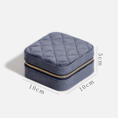 Storage Bag for Women Luxury with Mirror Mini Jewelry Box