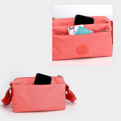 Lightweight Multi-Pocket Waterproof Crossbody Bag