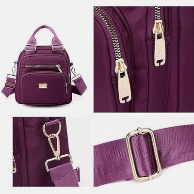 Crossbody Bag for Women Waterproof Multi-Pocket Convertible Handbag Backpack