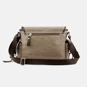Canvas Messenger Bag Vintage Crossbody Shoulder Bag Laptop Bag Briefcase