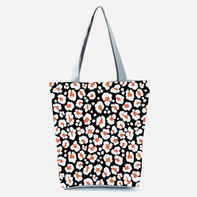 Tote Bag For Women Floral Print Large Capacity Shoulder Bag